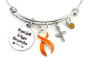 Pick Your Ribbon Bracelet - Let Your Faith be Bigger than Your Fear - Rock Your Cause Jewelry
