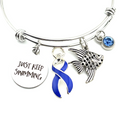 Pick Your Ribbon Bracelet - Just Keep Swimming - Rock Your Cause Jewelry