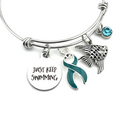 Pick Your Ribbon Bracelet - Just Keep Swimming - Rock Your Cause Jewelry