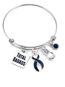 Pick Your Ribbon Bracelet - Total Badass / Boxing Glove - Rock Your Cause Jewelry