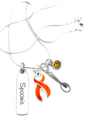 Pick Your Ribbon Necklace - Spoonie Necklace - Rock Your Cause Jewelry