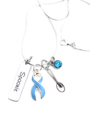 Pick Your Ribbon Necklace - Spoonie Necklace - Rock Your Cause Jewelry