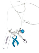 Pick Your Ribbon Necklace - Spoonie Necklace - Rock Your Cause Jewelry