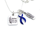 Pick Your Ribbon Necklace - Kind Heart, Fierce Mind, Brave Spirit / Feather - Rock Your Cause Jewelry