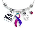 Pick Your Ribbon Bracelet - Total Badass / Boxing Glove - Rock Your Cause Jewelry