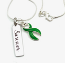 Green Ribbon Survivor Necklace