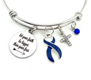 Pick Your Ribbon Bracelet - Let Your Faith be Bigger than Your Fear - Rock Your Cause Jewelry