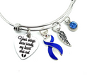 Pick Your Ribbon Bracelet - Your Wings Were Ready My Hear Was Not Memorial / Sympathy - Rock Your Cause Jewelry
