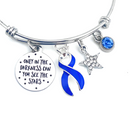 Pick Your Ribbon Bracelet - Only in Darkness Can You See the Stars - Rock Your Cause Jewelry