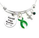 Pick Your Ribbon Bracelet - Let Your Faith be Bigger than Your Fear - Rock Your Cause Jewelry