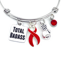 Pick Your Ribbon Bracelet - Total Badass / Boxing Glove - Rock Your Cause Jewelry