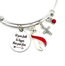 Pick Your Ribbon Bracelet - Let Your Faith be Bigger than Your Fear - Rock Your Cause Jewelry