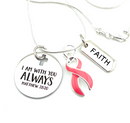 Pick Your Ribbon Necklace - I Am With You Always - Rock Your Cause Jewelry