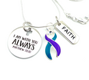 Pick Your Ribbon Necklace - I Am With You Always - Rock Your Cause Jewelry