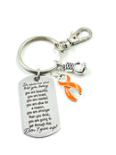Pick Your Ribbon Keychain - Encouragement Poem / Quote - Don't Give Up