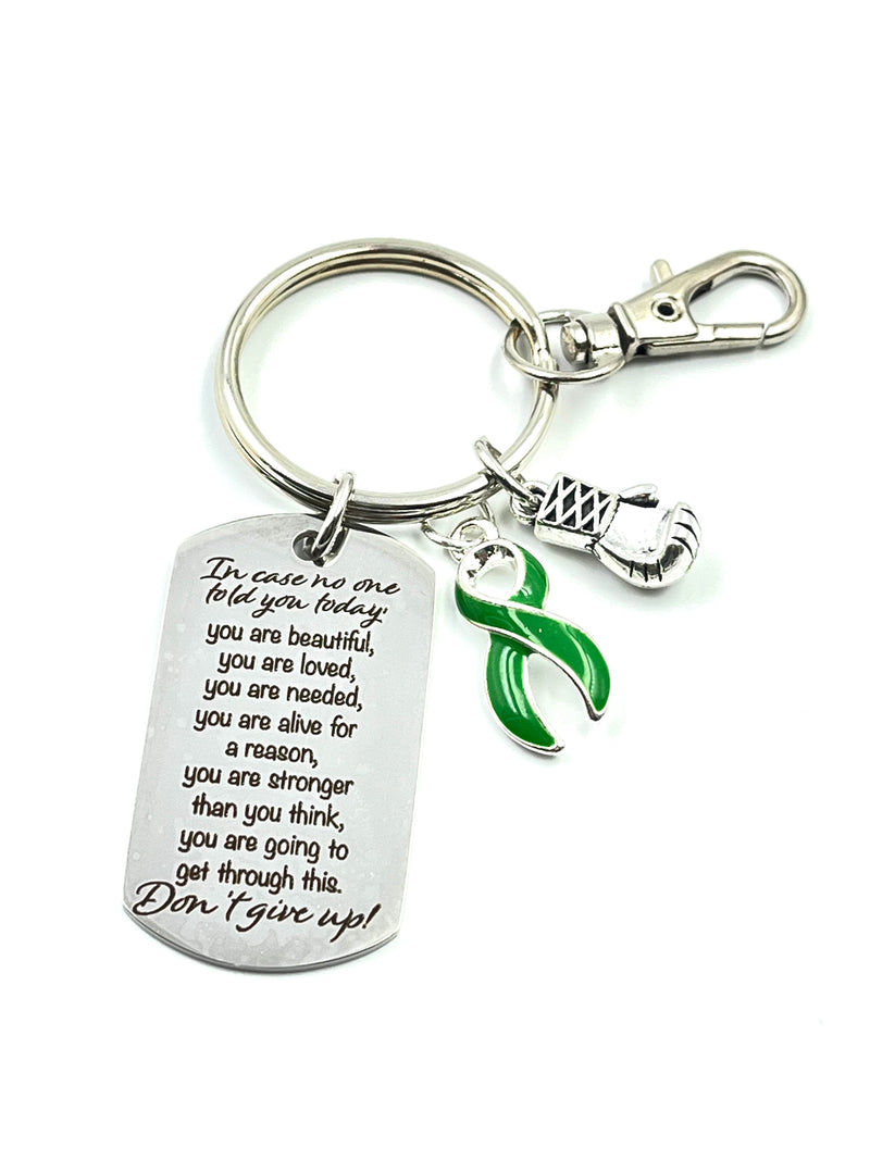 Pick Your Ribbon Keychain - Encouragement Poem / Quote - Don't Give Up