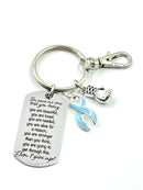 Pick Your Ribbon Keychain - Encouragement Poem / Quote - Don't Give Up