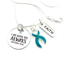 Pick Your Ribbon Necklace - I Am With You Always - Rock Your Cause Jewelry