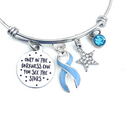 Pick Your Ribbon Bracelet - Only in Darkness Can You See the Stars - Rock Your Cause Jewelry