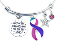 Pick Your Ribbon Bracelet - Only in Darkness Can You See the Stars - Rock Your Cause Jewelry