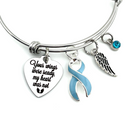 Pick Your Ribbon Bracelet - Your Wings Were Ready My Hear Was Not Memorial / Sympathy - Rock Your Cause Jewelry