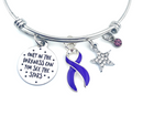 Pick Your Ribbon Bracelet - Only in Darkness Can You See the Stars - Rock Your Cause Jewelry