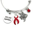 Pick Your Ribbon Bracelet - Just Keep Swimming - Rock Your Cause Jewelry