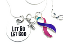Pick Your Ribbon Necklace - Let Go, Let God - Rock Your Cause Jewelry