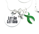 Pick Your Ribbon Necklace - Let Go, Let God - Rock Your Cause Jewelry