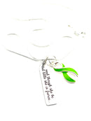 Pick Your Ribbon Necklace - and Though She Be But Little, She is Fierce - Rock Your Cause Jewelry