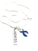Pick Your Ribbon Necklace - and Though She Be But Little, She is Fierce - Rock Your Cause Jewelry