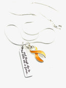 Pick Your Ribbon Necklace - and Though She Be But Little, She is Fierce - Rock Your Cause Jewelry