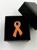 Orange Ribbon / Lapel Hat Pin - Rock Your Cause Jewelry