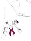 Pick Your Ribbon Necklace - Spoonie Necklace - Rock Your Cause Jewelry