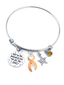 Pick Your Ribbon Bracelet - Only in Darkness Can You See the Stars - Rock Your Cause Jewelry