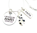 Pick Your Ribbon Necklace - I Am With You Always - Rock Your Cause Jewelry