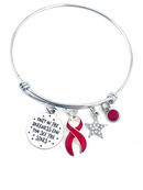 Pick Your Ribbon Bracelet - Only in Darkness Can You See the Stars - Rock Your Cause Jewelry