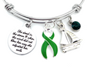 Pick Your Ribbon Bracelet - She Stood in the Storm / Adjusted Her Sails - Rock Your Cause Jewelry