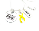 Pick Your Ribbon Necklace - I Am With You Always - Rock Your Cause Jewelry