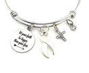 Pick Your Ribbon Bracelet - Let Your Faith be Bigger than Your Fear - Rock Your Cause Jewelry