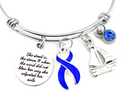 Pick Your Ribbon Bracelet - She Stood in the Storm / Adjusted Her Sails - Rock Your Cause Jewelry