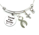 Pick Your Ribbon Bracelet - Let Your Faith be Bigger than Your Fear - Rock Your Cause Jewelry