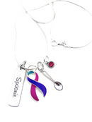 Pick Your Ribbon Necklace - Spoonie Necklace - Rock Your Cause Jewelry