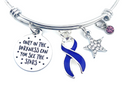 Pick Your Ribbon Bracelet - Only in Darkness Can You See the Stars - Rock Your Cause Jewelry
