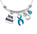 Pick Your Ribbon Bracelet - Total Badass / Boxing Glove - Rock Your Cause Jewelry
