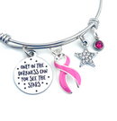 Pick Your Ribbon Bracelet - Only in Darkness Can You See the Stars - Rock Your Cause Jewelry