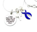 Pick Your Ribbon Necklace - I Will Hold You Up When Your Strength Fails - Rock Your Cause Jewelry