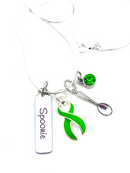 Pick Your Ribbon Necklace - Spoonie Necklace - Rock Your Cause Jewelry