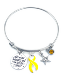 Pick Your Ribbon Bracelet - Only in Darkness Can You See the Stars - Rock Your Cause Jewelry