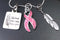 Kind Heart Brave Spirit Necklace / Fighting Cancer, Chronic Illness, Invisible Illness, Rare Disease, Cancer Survivor Spoonie - ANY RIBBON